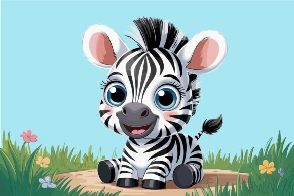 Adorable Zebra Illustrations for Your Creative Projects