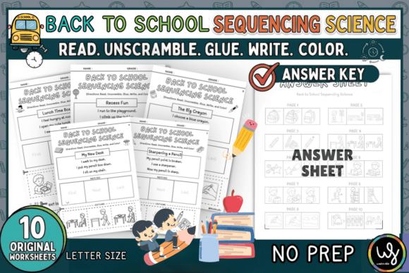 Back to School Sequencing Science: Engaging Activities for Young Learners