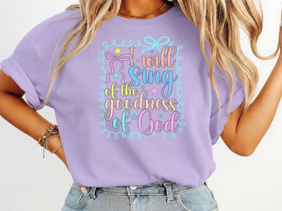 Celebrate Faith in Full Color: Goodness of God T-Shirt SVG PNG
