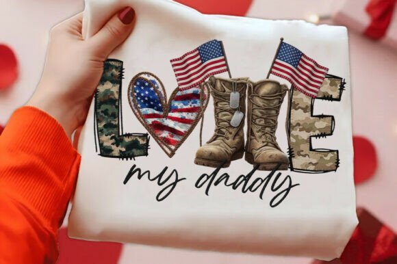 Designing with the Military Dad USA Flag Patchwork Shirt