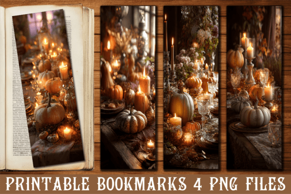 Designing with Warmth: The Aesthetic Thanksgiving Candle Bookmark