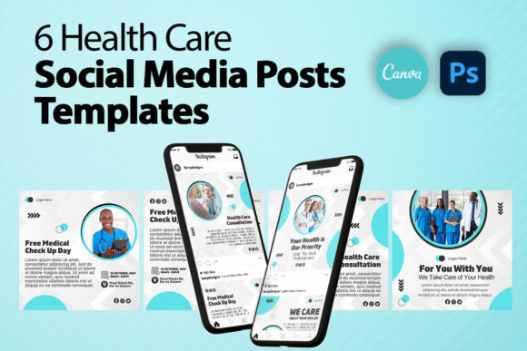 Elevate Your Practice: 6 Medical Social Media Posts Templates