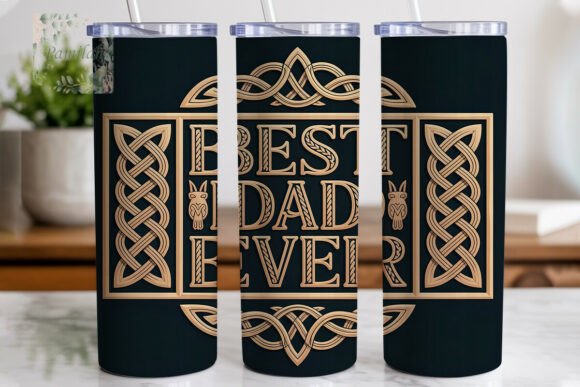 Embrace Timeless Symbolism with a Celtic Knot Dad 20oz Tumbler Wrap