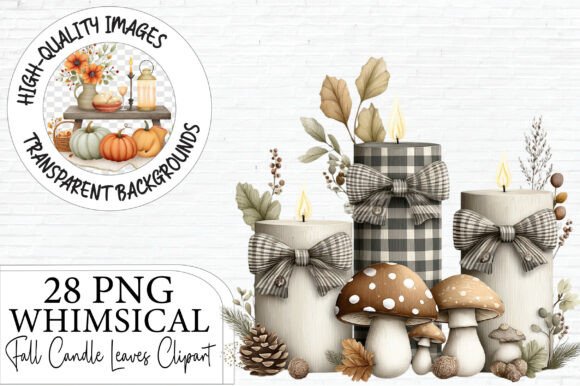 Embracing the Harvest: Using Fall Candle Leaves PNG in Design