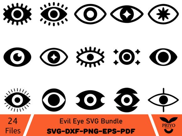 Evil Eye SVG Bundle: Symbolic Protection for Modern Creations