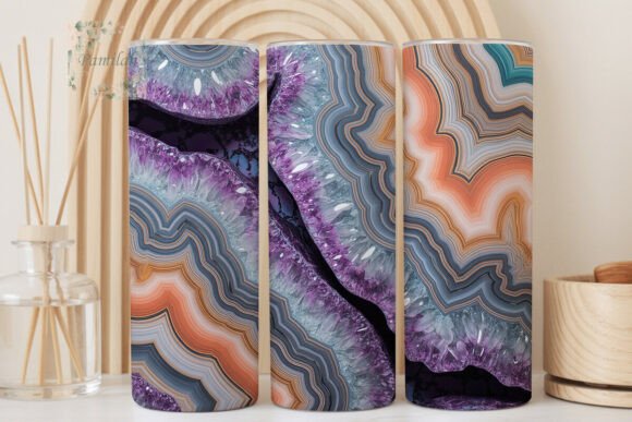 Geode Agate Crystal 20oz Tumbler Wrap: A Designer's Deep Dive