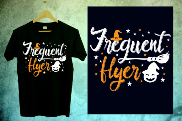 Halloween T-Shirt Design: Frequent Flyer Style