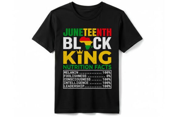 Juneteenth Black King T-shirt: A Design Statement of Heritage and Pride