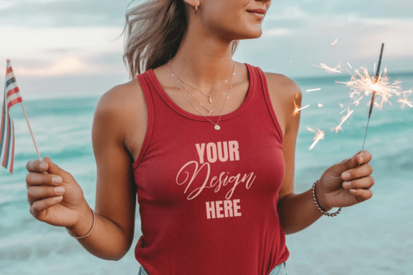 Next Level 1533 Tank Top Mockup: Your Brand's Visual Edge