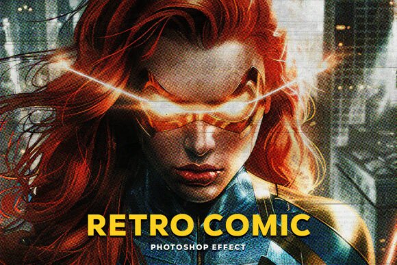 Retro Comic Book Photo Effect: Ink, Dots, and Vintage Charm