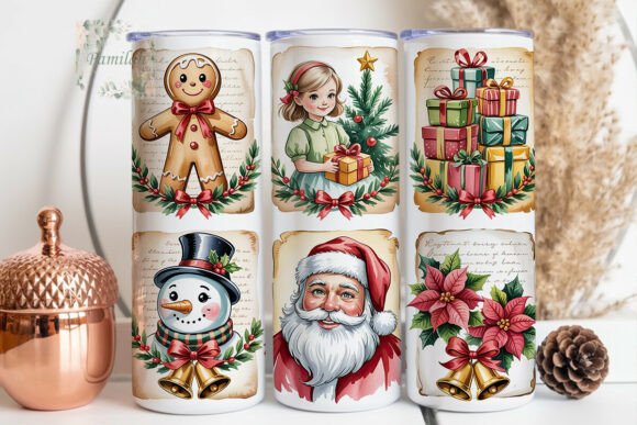 Vintage Christmas Vignettes 20oz Tumbler: A Designer's Guide